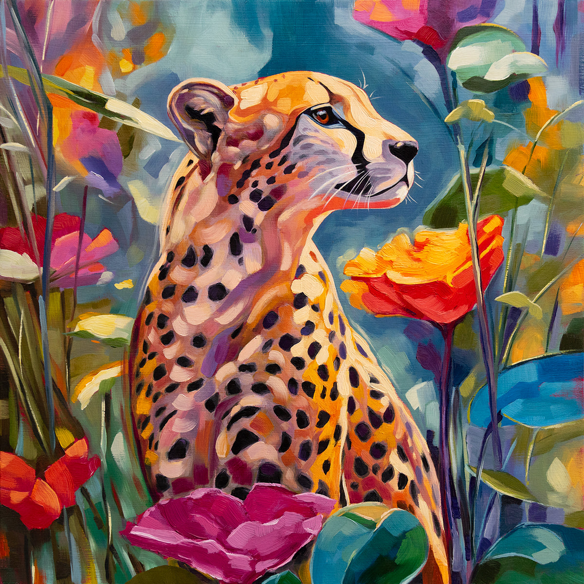 Cheetah Original Painting