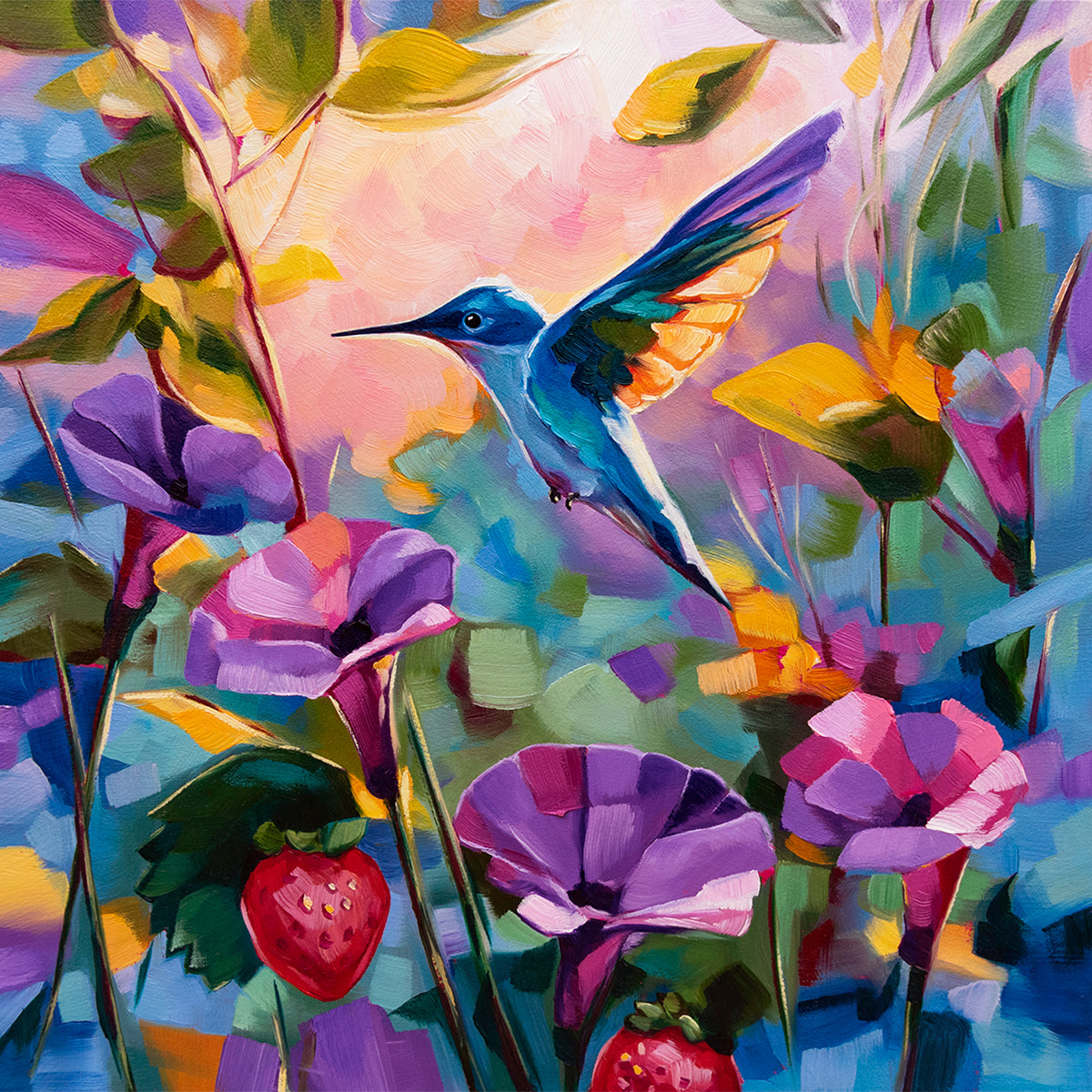Hummingbird 7 Original Painting