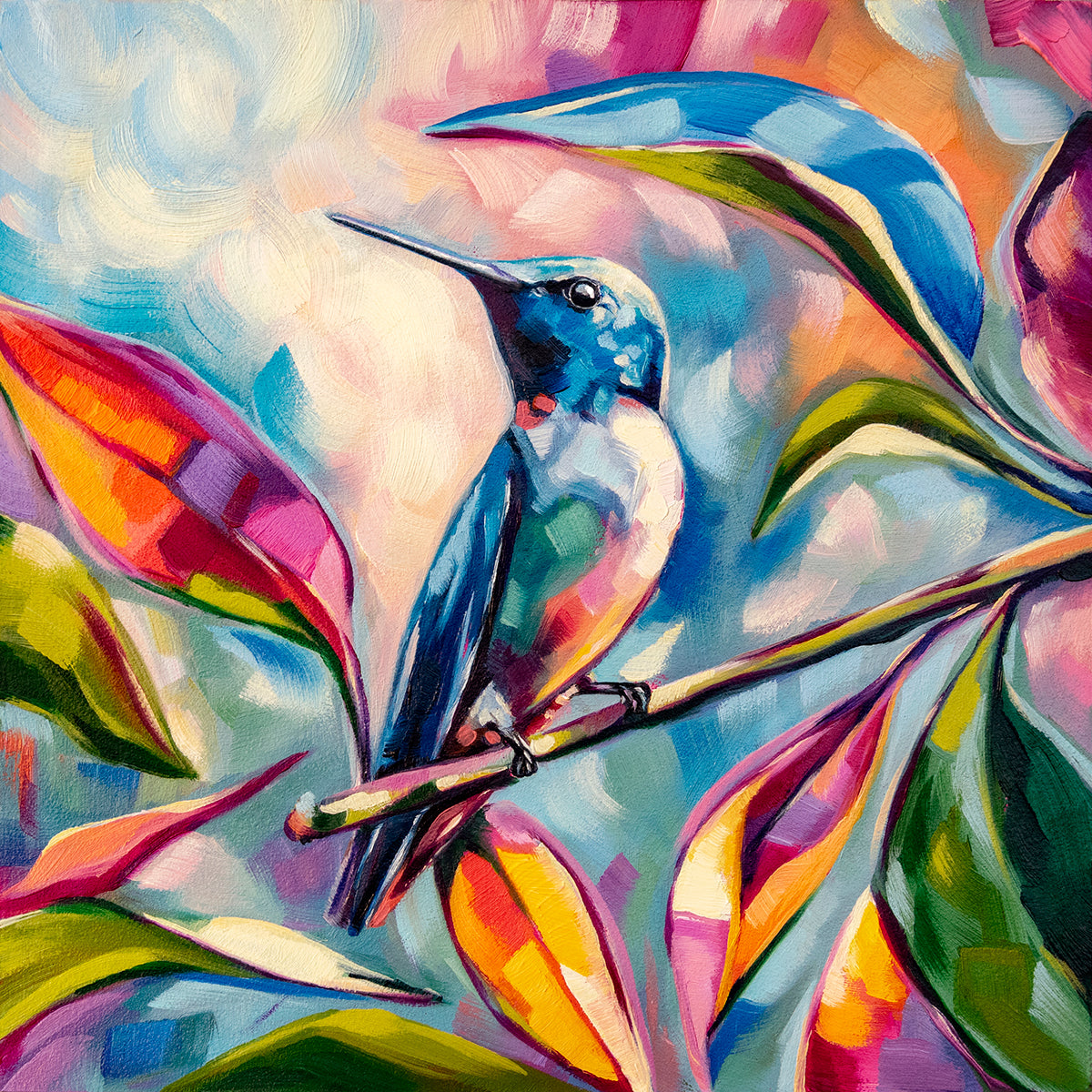 Hummingbird 3 Original Painting