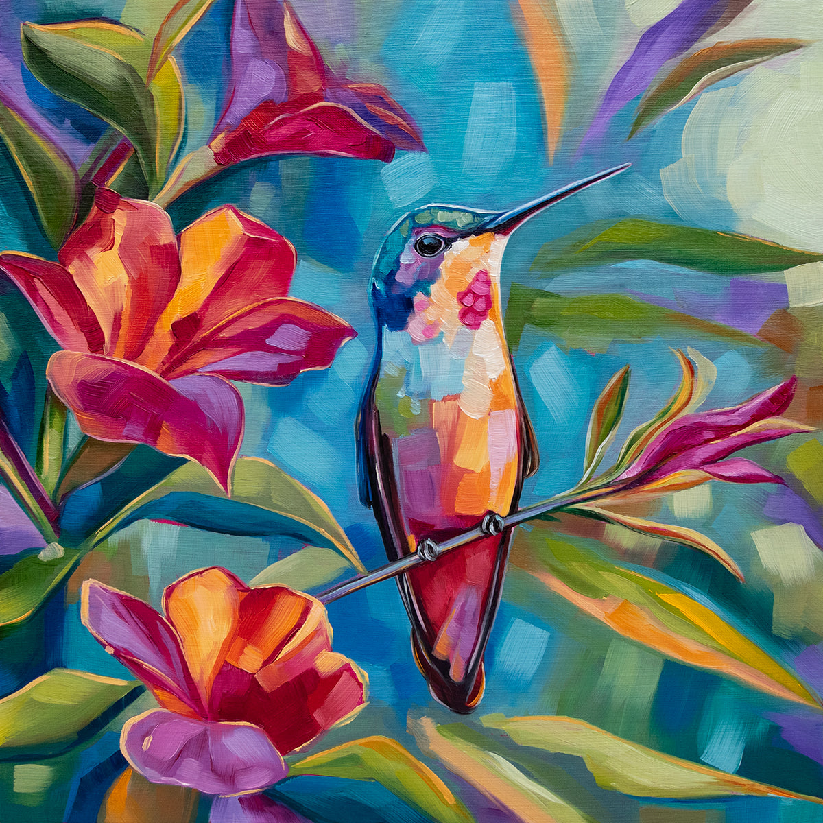 Hummingbird 4 Original Painting