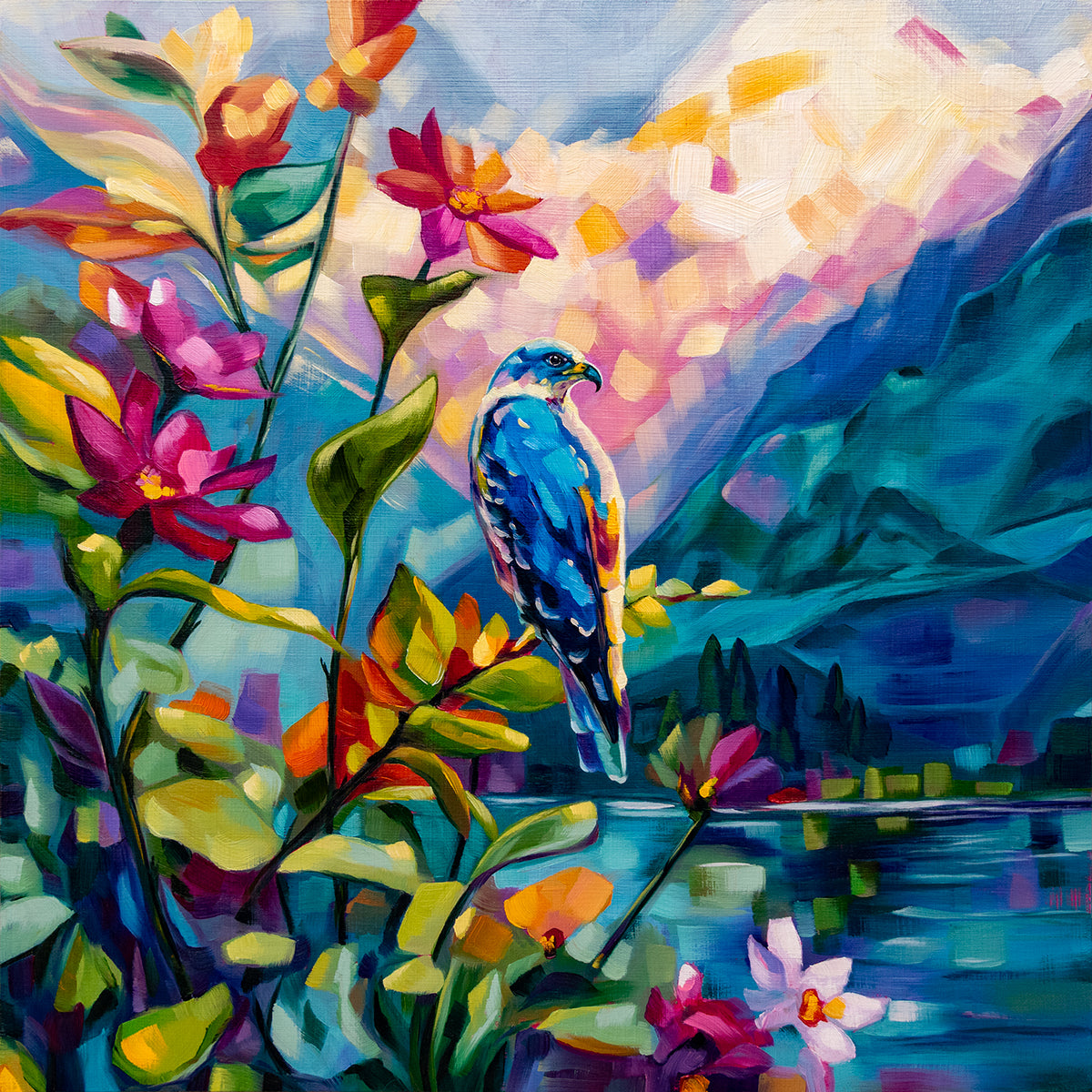 Lake Falcon Original Painting