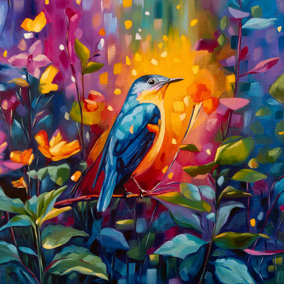Nightingale Original Painting