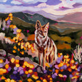 Coyote Mini Original Painting