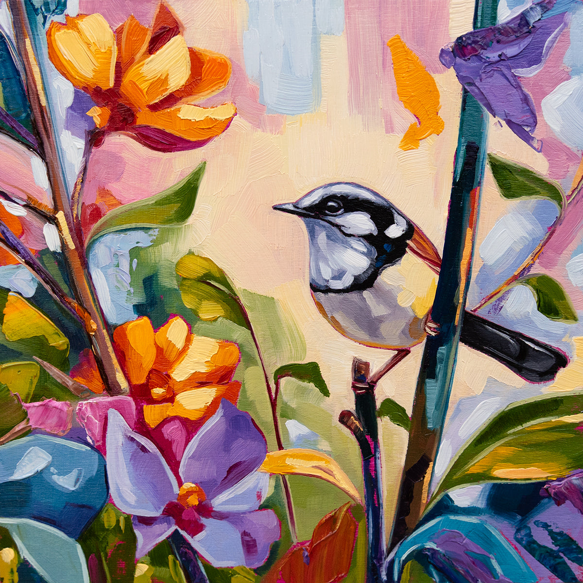 Wren Mini Original Painting